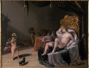 Mars et Vénus avec Cupidon - Laurentius de Neter